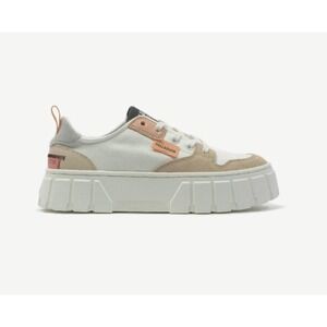 NIB‎ Palladium Pallatower LO Platform Sneakers Women's  11 Tofu Beige Tan Casual
